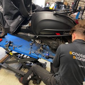 Scooter afstellen